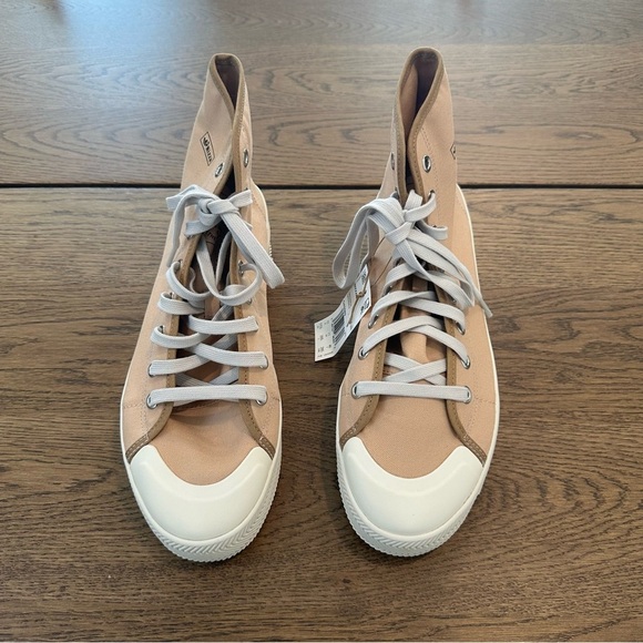 Adidas Men’s Nizza High-Top Sneakers in Pale Nude/Sand/Off White Sz 11.5 NIB - Picture 5 of 13